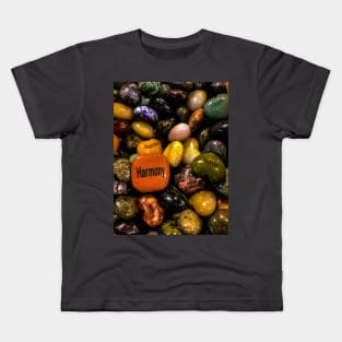 Inspirational typography gem stones Kids T-Shirt